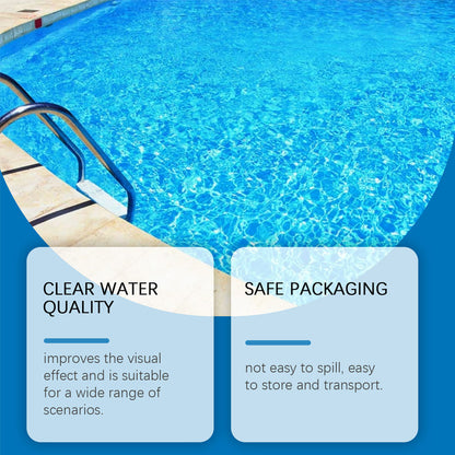 Summer Sale 50% off!Swimming Pool Purifying Liquid – Crystal Clear Water, Zero Hassle!