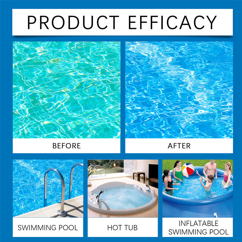 Summer Sale 50% off!Swimming Pool Purifying Liquid – Crystal Clear Water, Zero Hassle!