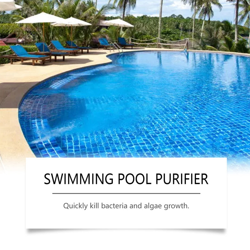 Summer Sale 50% off!Swimming Pool Purifying Liquid – Crystal Clear Water, Zero Hassle!