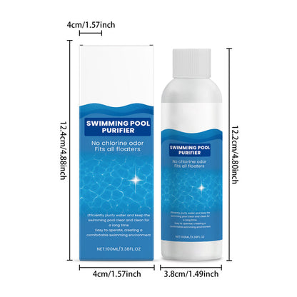 Summer Sale 50% off!Swimming Pool Purifying Liquid – Crystal Clear Water, Zero Hassle!