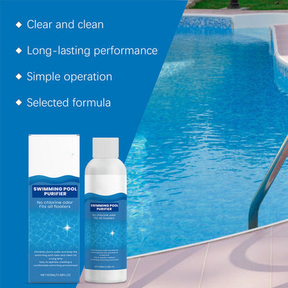 Summer Sale 50% off!Swimming Pool Purifying Liquid – Crystal Clear Water, Zero Hassle!