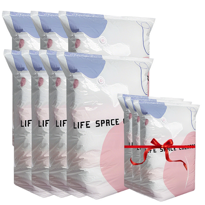 50% OFF No-Pump Large Vacuum Storage Bags – Save Space Keep Clothes Neatly Organized