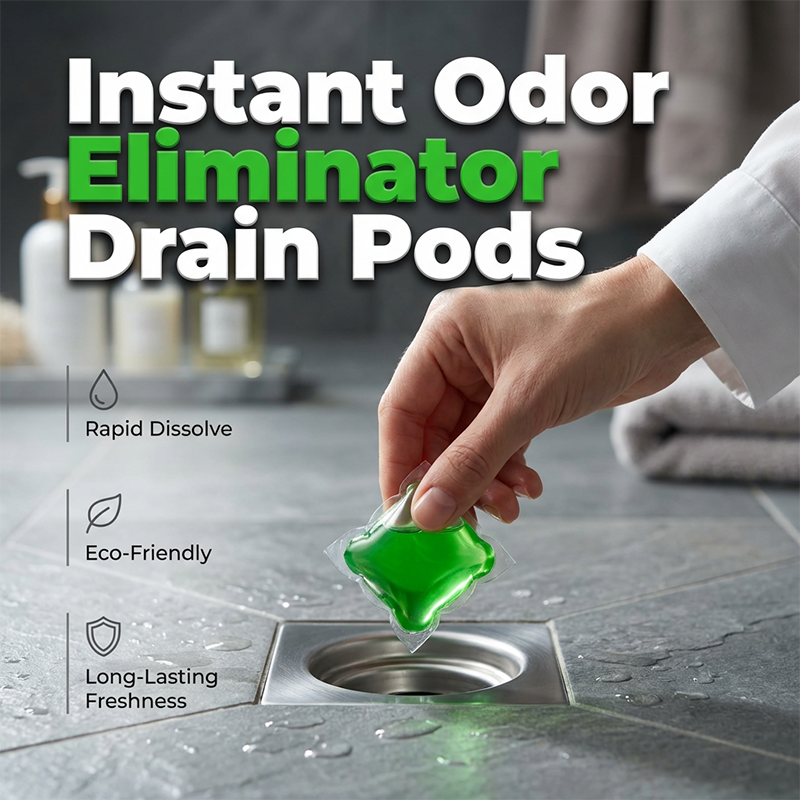 2026 HOT SALE50K+ SOLD! 50% OFF! Drain Deodorizer Pods – Bio‑enzyme formula neutralizes smells at the source. Instant fresh scent, no harsh chemicals. Say goodbye to embarrassing odours.