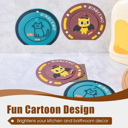 BUY 1 GET 1 FREE! Anti‑Clog & Odor‑Proof Drain Cover – Dual‑Function, Tight‑Seal, Cute‑Designed