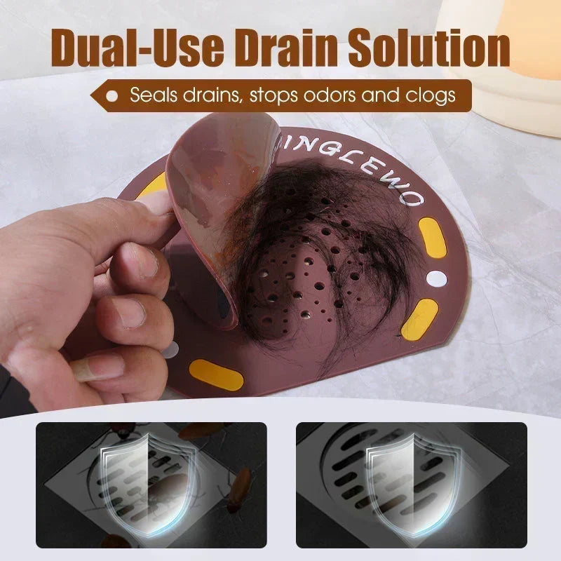 BUY 1 GET 1 FREE! Anti‑Clog & Odor‑Proof Drain Cover – Dual‑Function, Tight‑Seal, Cute‑Designed