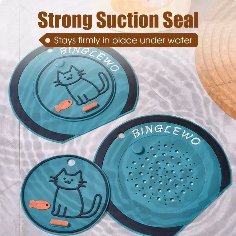BUY 1 GET 1 FREE! Anti‑Clog & Odor‑Proof Drain Cover – Dual‑Function, Tight‑Seal, Cute‑Designed
