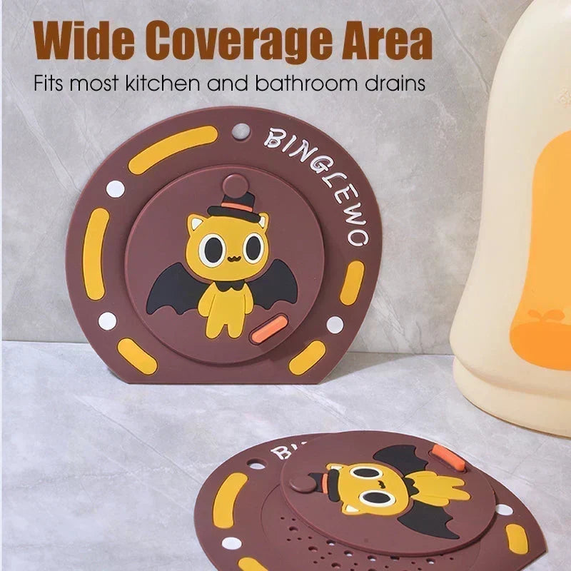 BUY 1 GET 1 FREE! Anti‑Clog & Odor‑Proof Drain Cover – Dual‑Function, Tight‑Seal, Cute‑Designed
