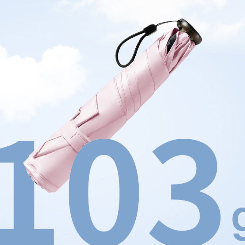 Pocket-Size Featherlight Umbrella – Sun & Rain Protection Anywhere