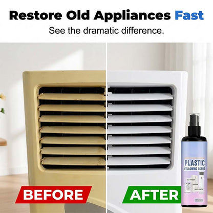 50% OFF NOW Multi‑Purpose Plastic Yellowing Remover Spray – From Yellowed to Bright White in Seconds! No scrubbing, no replacing – just spray, wait, and restore.