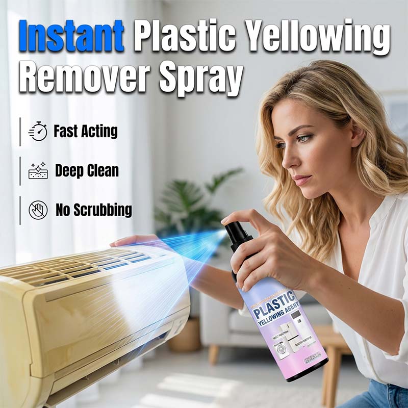 50% OFF NOW Multi‑Purpose Plastic Yellowing Remover Spray – From Yellowed to Bright White in Seconds! No scrubbing, no replacing – just spray, wait, and restore.