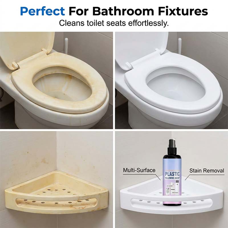 50% OFF NOW Multi‑Purpose Plastic Yellowing Remover Spray – From Yellowed to Bright White in Seconds! No scrubbing, no replacing – just spray, wait, and restore.