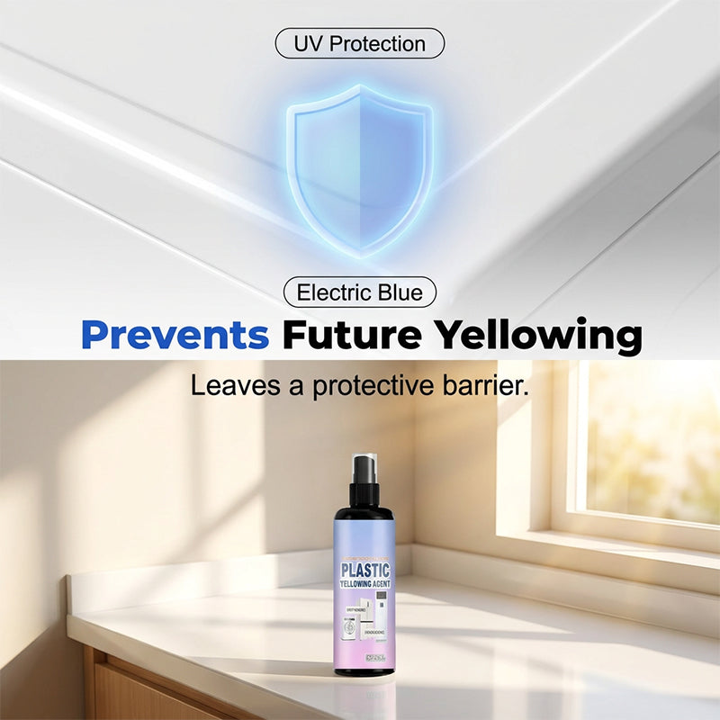50% OFF NOW Multi‑Purpose Plastic Yellowing Remover Spray – From Yellowed to Bright White in Seconds! No scrubbing, no replacing – just spray, wait, and restore.