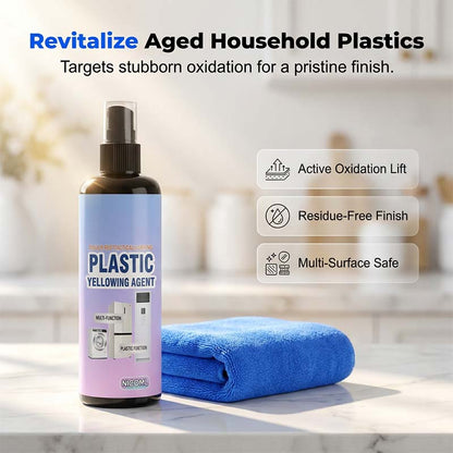 50% OFF NOW Multi‑Purpose Plastic Yellowing Remover Spray – From Yellowed to Bright White in Seconds! No scrubbing, no replacing – just spray, wait, and restore.