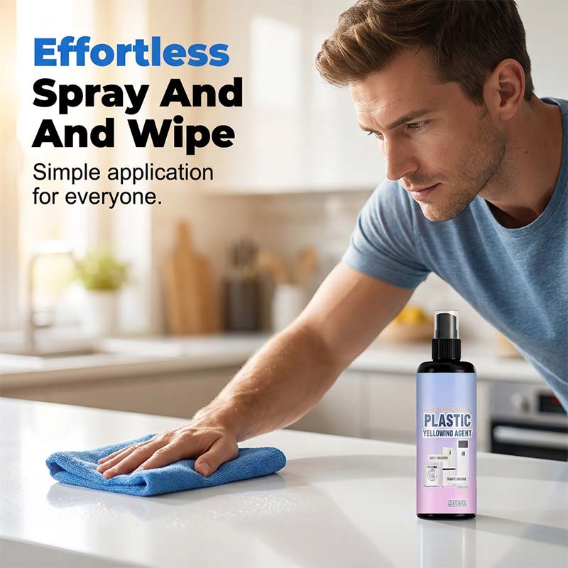 50% OFF NOW Multi‑Purpose Plastic Yellowing Remover Spray – From Yellowed to Bright White in Seconds! No scrubbing, no replacing – just spray, wait, and restore.