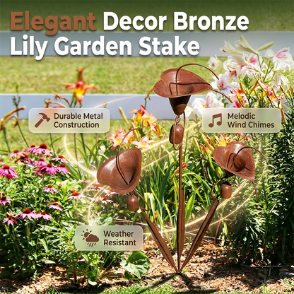 Limited-time 50% offCalla Lily Garden Stake with Bell Chimes