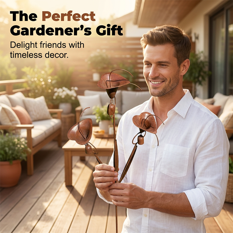 Limited-time 50% offCalla Lily Garden Stake with Bell Chimes
