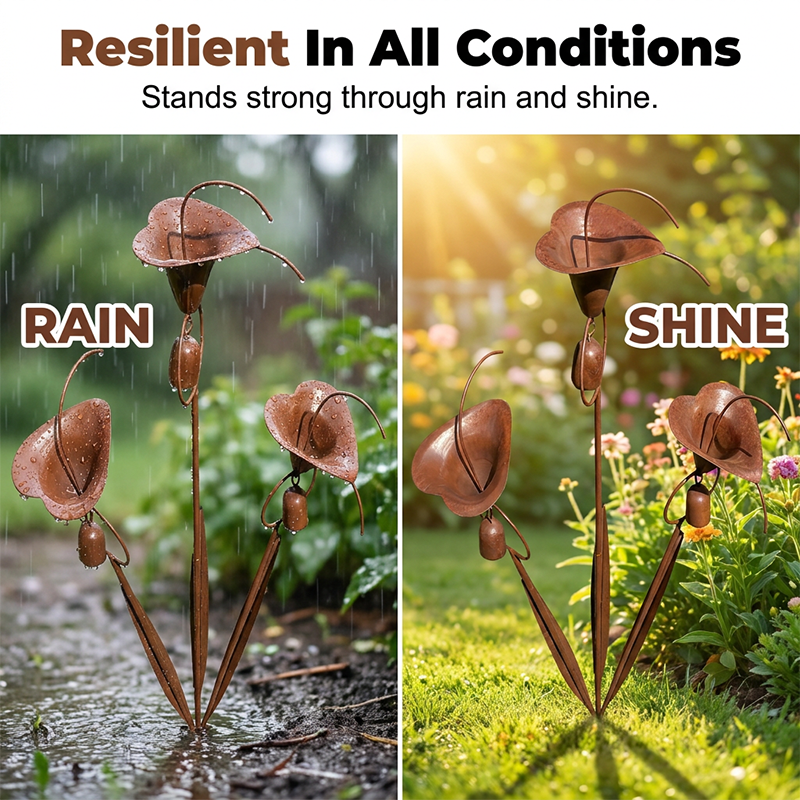 Limited-time 50% offCalla Lily Garden Stake with Bell Chimes
