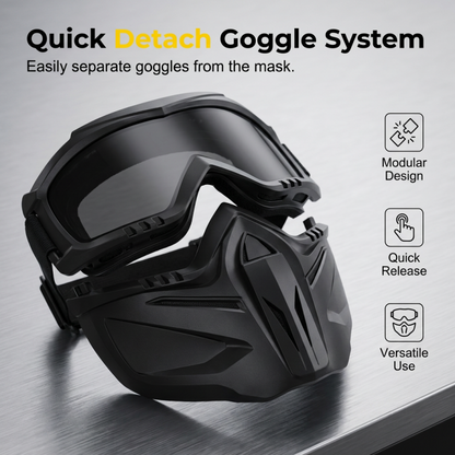 Buy 2 Get 1 FreeDetachable Full Face Goggle Mask