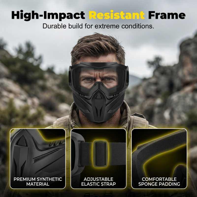 Buy 2 Get 1 FreeDetachable Full Face Goggle Mask