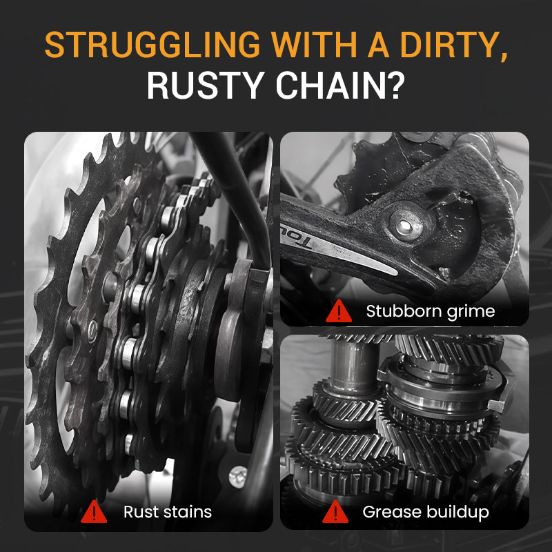 50% OFF Today | Deep-Cleaning Bicycle Chain Cleaner with Anti-Rust Protection