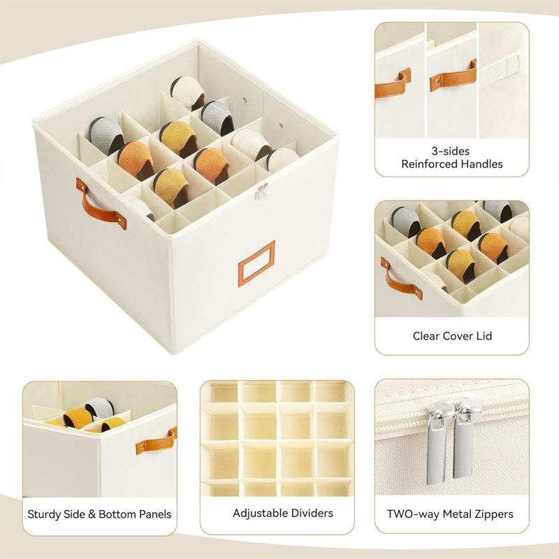 50% OFF NOW! Space Saving Foldable Shoe Organizer – Large Capacity & Clear Top – Dustproof Storage Box for Sneakers