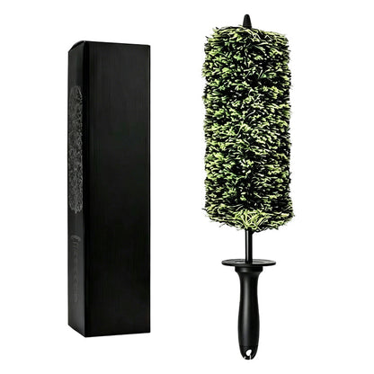 Wheel Barrel Cleaning Brush – Deep Reach Microfiber for Rims