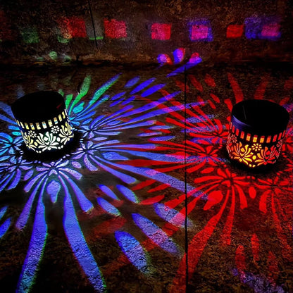 50% OFF NOW! Solar Mandala Light – Stunning Pattern Projection, 2-in-1 Floor & Wall Design & IP65 Waterproof Auto On/Off