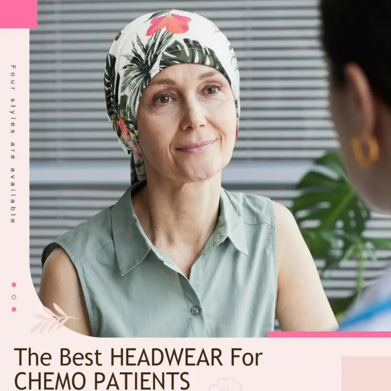 Women's Floral Print Pre-Tied Head Scarf Turban – Soft, Elastic, Versatile