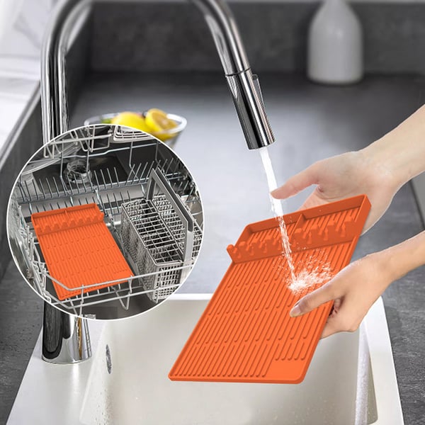 50% Off! Silicone Grill Side Shelf Mat – Heat Resistant BBQ Tool Organizerder voor Keuken & Barbecue