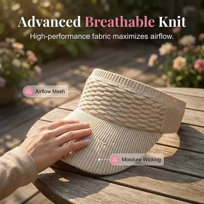 Women's UV-Protective Ponytail Sun Hat