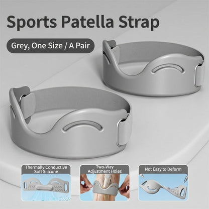 Limited-Time 50% OFFBreathable Shock-Absorbing Patella Brace 8mm V-Shaped Support, Adjustable Fit & Cool Comfort