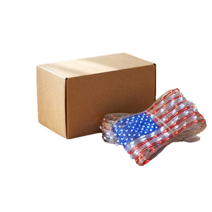 Patriotic Flag Net Lights – USB, Waterproof, 50,000-Hour
