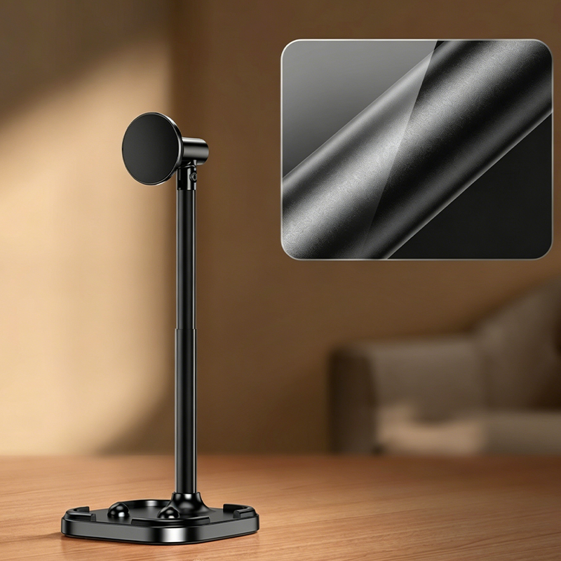 50K+ SOLD!Magnetic Overhead Phone Stand – 360° Rotation, Height Adjustable for Cooking & Crafting Videos