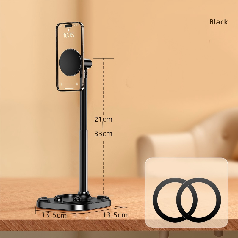 50K+ SOLD!Magnetic Overhead Phone Stand – 360° Rotation, Height Adjustable for Cooking & Crafting Videos