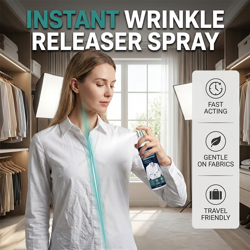 Buy 2 Get 1 Free Instant wrinkle release – no iron, travel-ready, static-free & fresh.