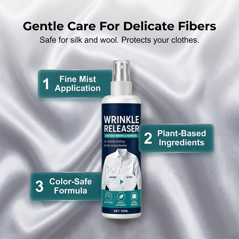 Buy 2 Get 1 Free Instant wrinkle release – no iron, travel-ready, static-free & fresh.