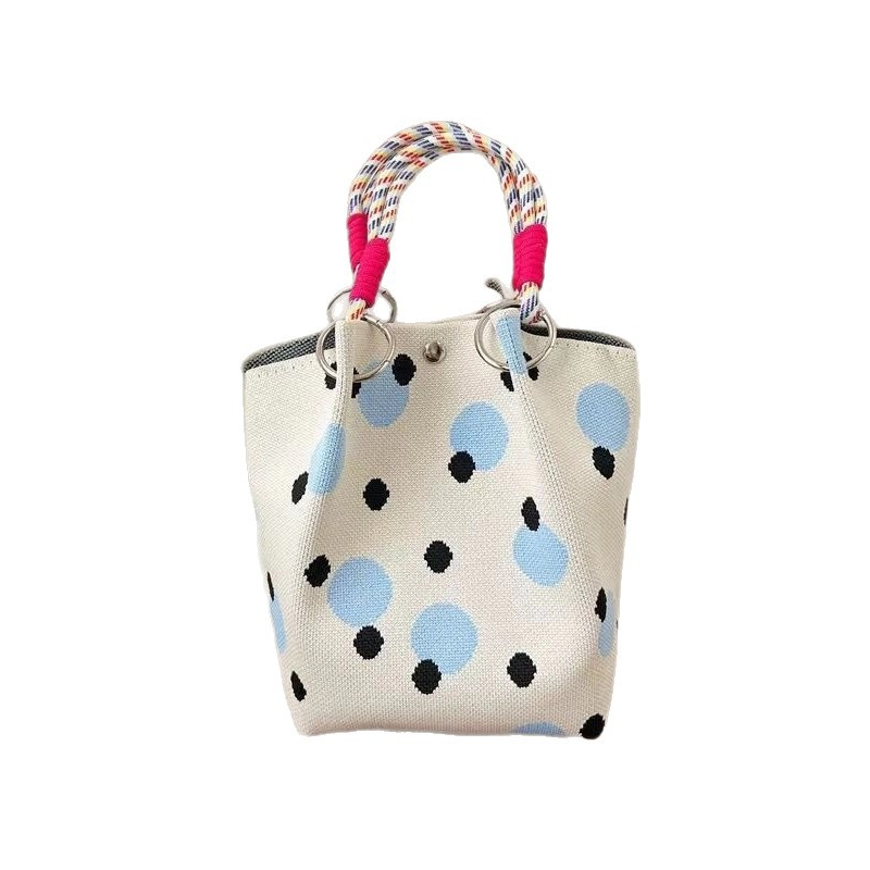 LIMITED-TIME 40% OFF! Cute Polka Dot Handbag for Women – Classic Dot Print, Roomy, Everyday Chic