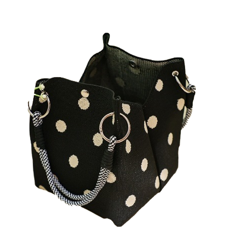 LIMITED-TIME 40% OFF! Cute Polka Dot Handbag for Women – Classic Dot Print, Roomy, Everyday Chic