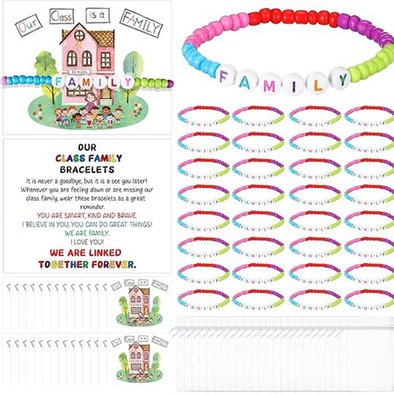 Pack of 25 Welcome Bead Bracelets – Strengthen Classroom Friendship & Spread Warm Kindness!