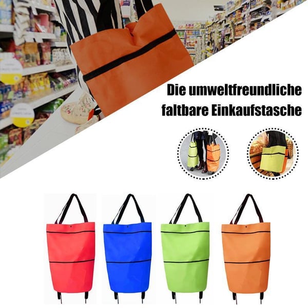HOT SALE 50% OFFFoldable 2-in-1 Shopping Bag