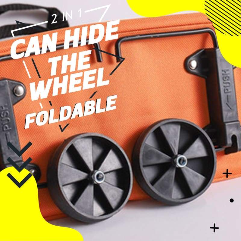 50% OFF !! 2-in-1 Foldable Shopping Cart