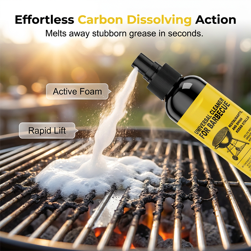 Buy 3 Get 2 Free Heavy-duty BBQ Cleaner – dissolves carbon, grease, and baked-on grime!