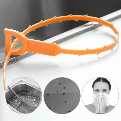 50% OFF NOW! 20.5‑inch Drain Snake – Flexible Durable Hair Clog Remover Tool, Quick Sink Tub Pipe Dredger, Reusable Drain Cleaner Stick for Bathroom Kitchen Sewer Blockages