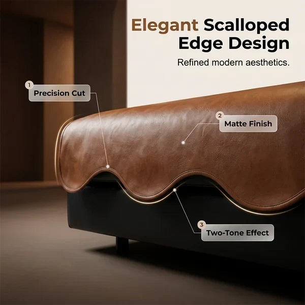 Premium Sofa Seat Protector Waterproof Faux Leather Cover for Everyday Protection