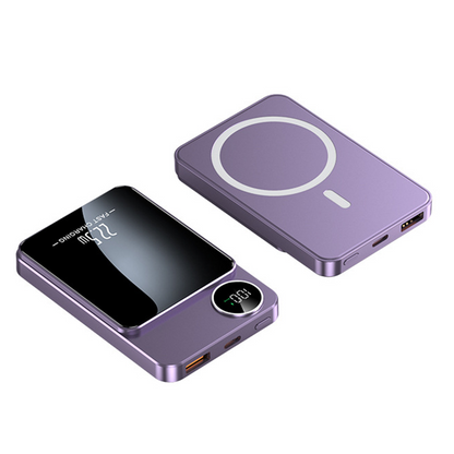 Professional Magnetic Charger for Travelers & Professionals | 22.5W Wired & 15W Wireless | 10,000 mAh | Fast Delivery