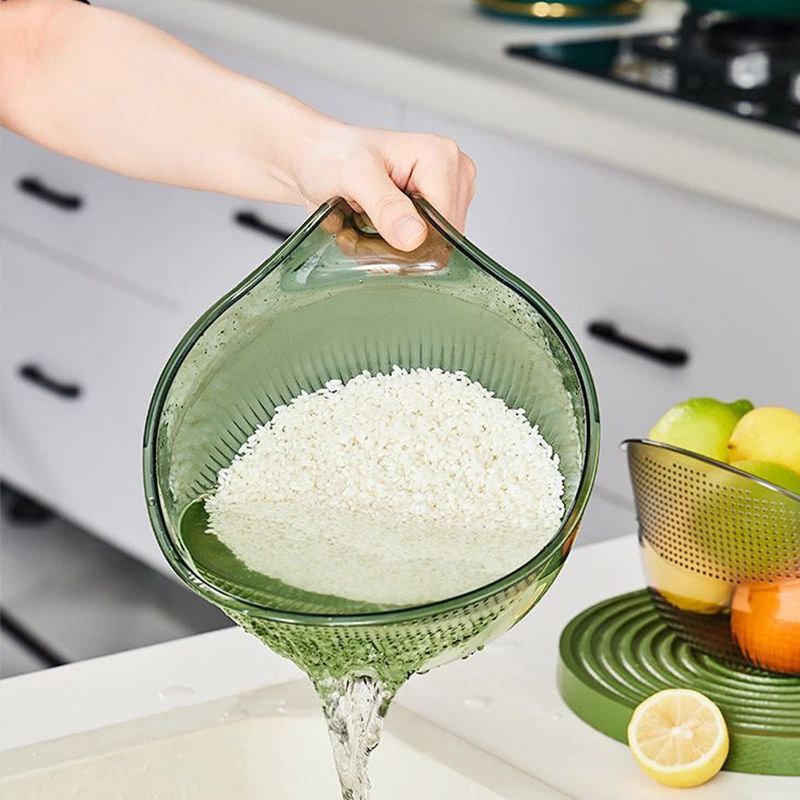 One Bowl, Many Jobs! Multi-Purpose Washer for Rice, Berries & Veggies.