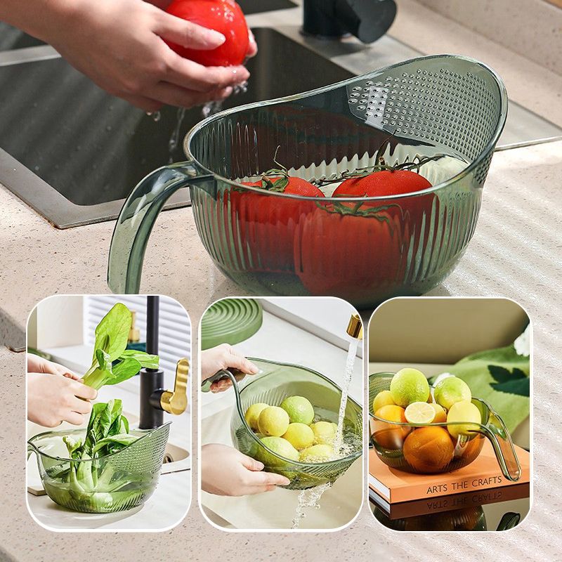 One Bowl, Many Jobs! Multi-Purpose Washer for Rice, Berries & Veggies.