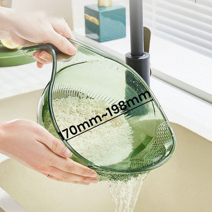 One Bowl, Many Jobs! Multi-Purpose Washer for Rice, Berries & Veggies.