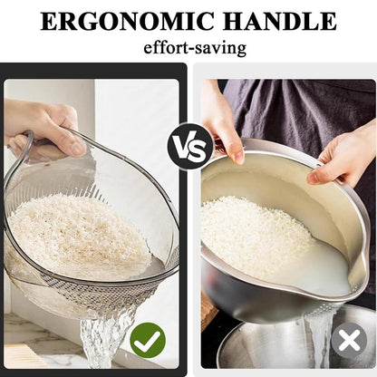One Bowl, Many Jobs! Multi-Purpose Washer for Rice, Berries & Veggies.
