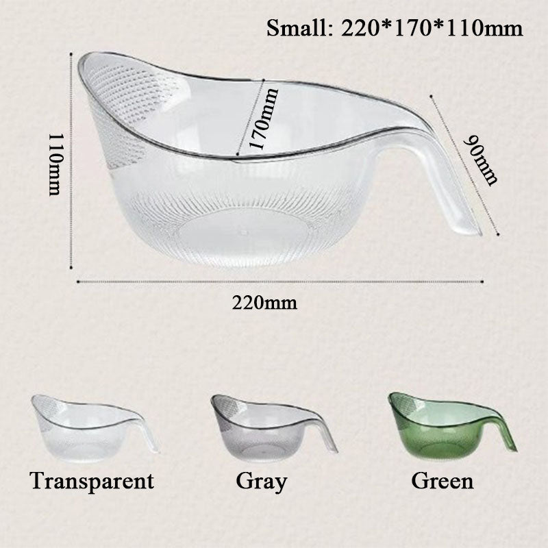 One Bowl, Many Jobs! Multi-Purpose Washer for Rice, Berries & Veggies.